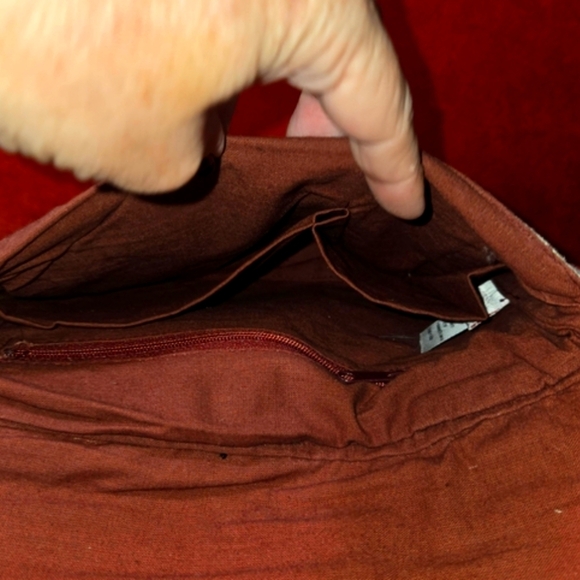 Bohemian Multicolor Crossbody Bag Beads, Embroidery, Sequined, Festive Standout - Picture 6 of 7